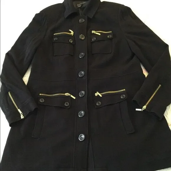 Inc LP jacket black gold details - Picture 5 of 10